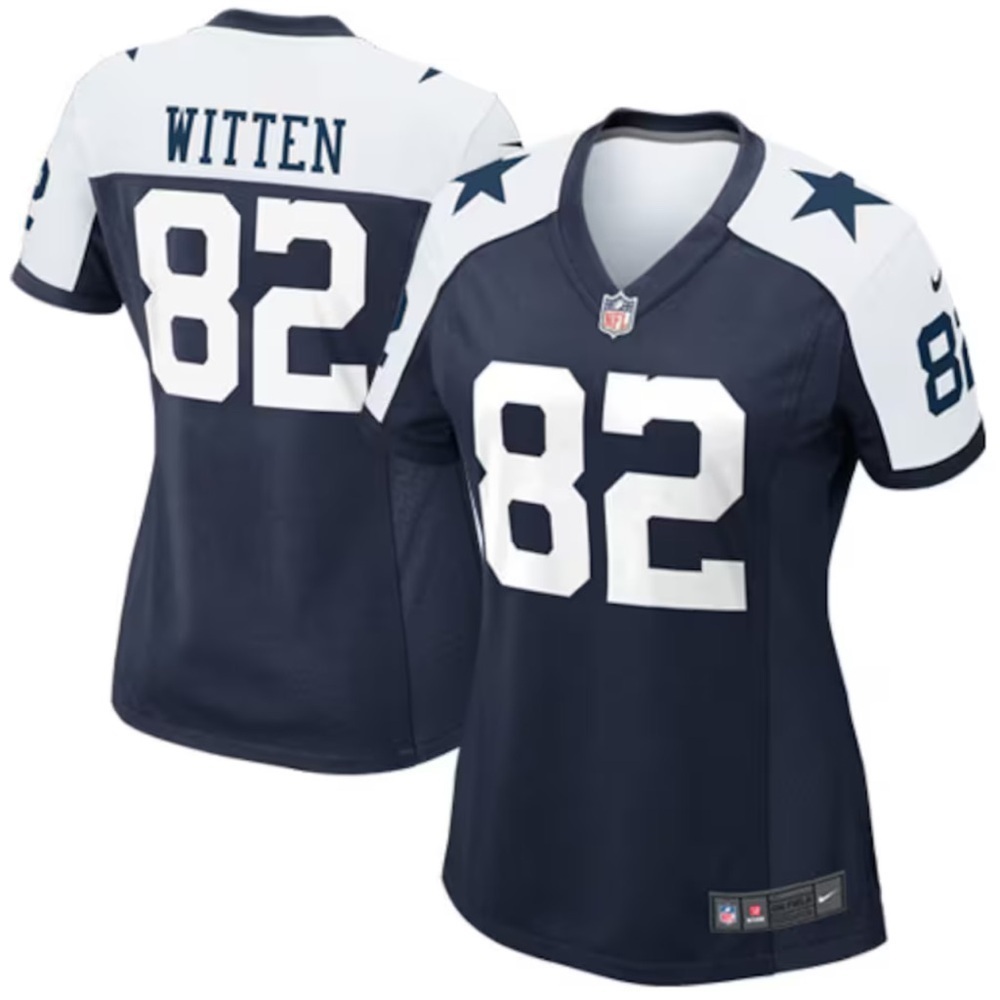 NFL Blue and White Boxy Fitted Jersey